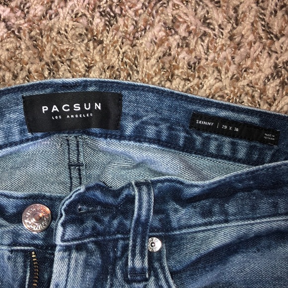 Dark Pacsun Jeans with holes - Picture 2 of 5